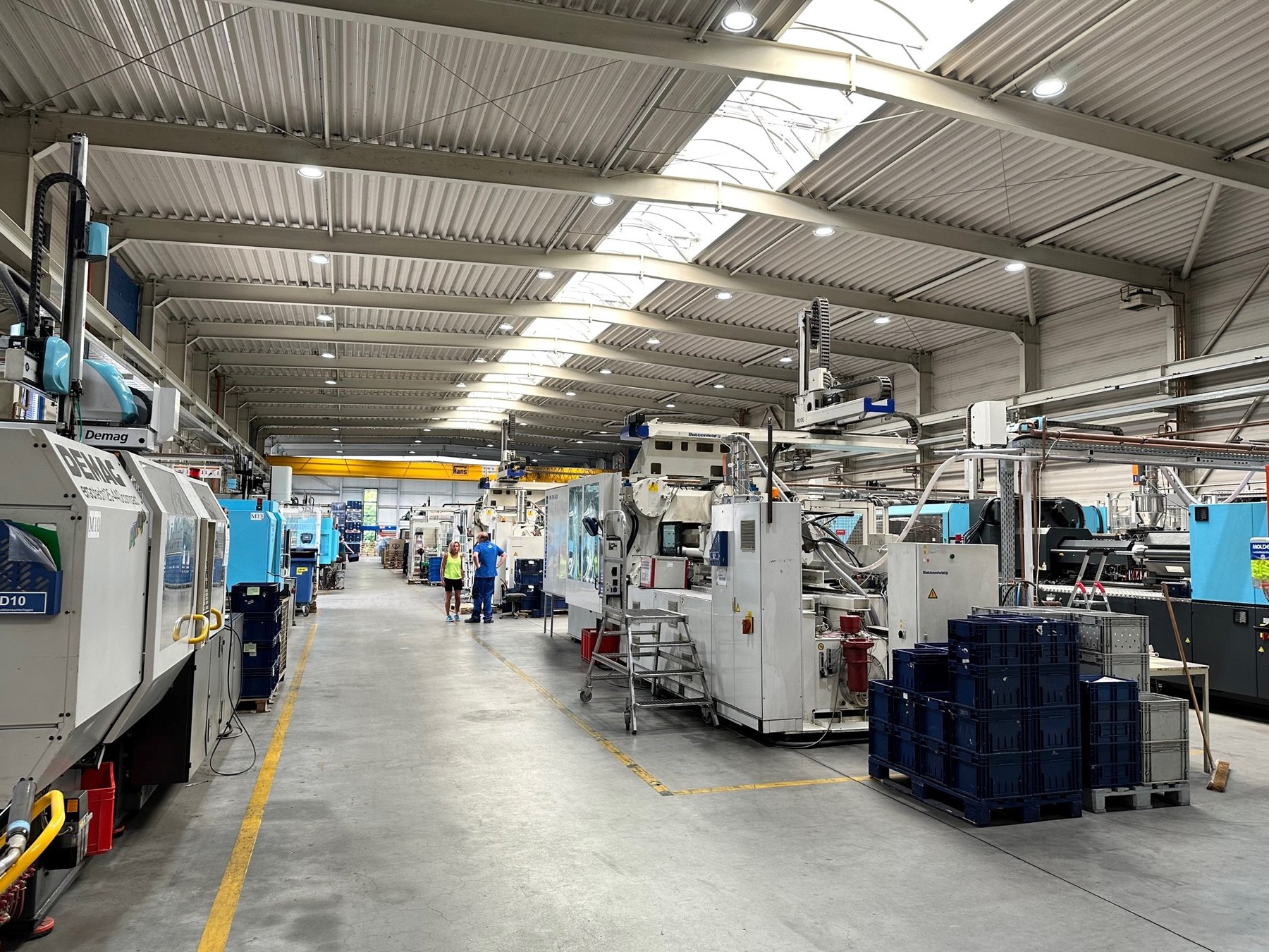 Spritzguss-Serienfertigung im Werk Borsdorf