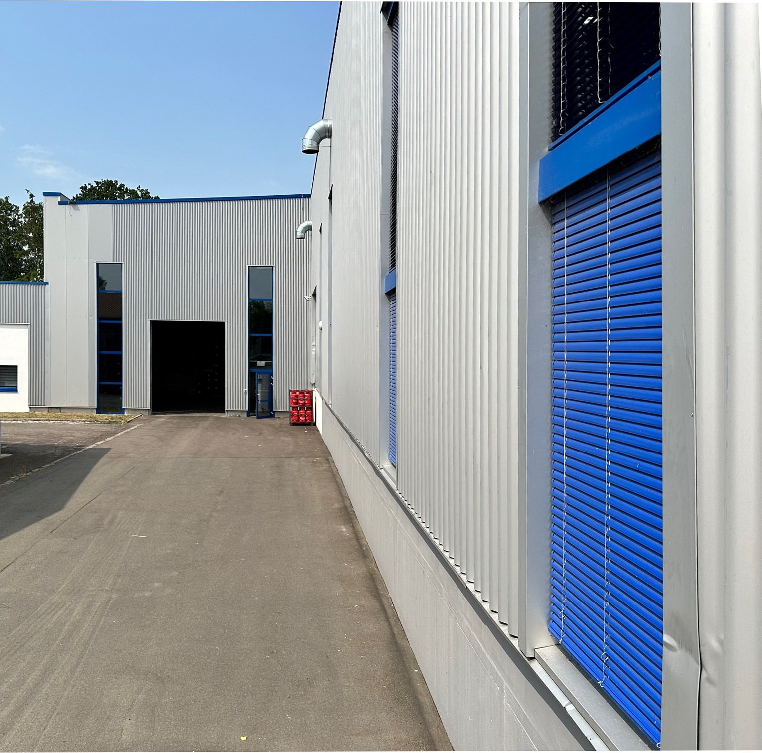 Gebäudebereich des Werks Borsdorf
